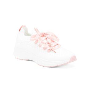 APANA White/pink Nitro Fly Sneakers